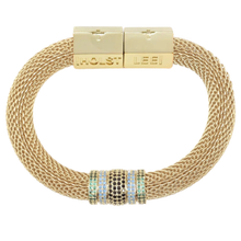 Load image into Gallery viewer, Luxe Classic Mesh Bracelets: Black-lm