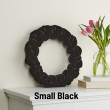 Load image into Gallery viewer, Woven Velvet Wreaths Entry Wall, Door Accent, Gift for : Small Olive