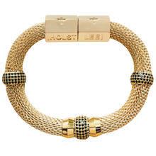 Load image into Gallery viewer, Luxe Classic Mesh Bracelets: Black-lm