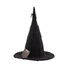Load image into Gallery viewer, HAL1208 - Faux Wicker Witch Hat - 18"