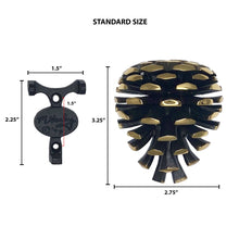 Load image into Gallery viewer, Pinecone Door Knocker: Oiled Bronze / 3.25H x 2.75W