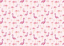 Load image into Gallery viewer, Flamingos Tropical Gift Wrap Roll (3 sheets/roll)