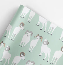 Load image into Gallery viewer, Dall Sheep Gift Wrap Roll