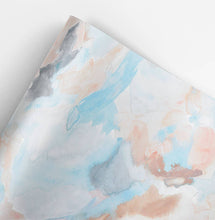 Load image into Gallery viewer, Pink Abstract "Rose Quartz Quarry" Gift Wrap Roll (3 sheets)
