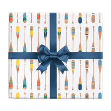 Load image into Gallery viewer, Paddles Gift Wrap Roll (3 sheets/roll)