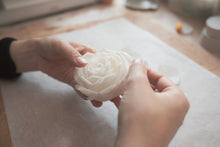 Load image into Gallery viewer, Bachelorette Party Decoration, Wedding Gift, Handcrafted Rose Candle, Floral Scented Candle, Baby Shower Decor, Engagement party, Reception