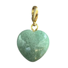 Load image into Gallery viewer, Semi-Precious Heart Pendants: Violet