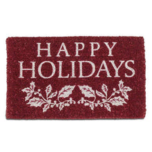 Load image into Gallery viewer, Happy Holidays Doormat-18x30"L