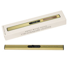 Load image into Gallery viewer, Gold Rechargeable Electric Lighter - Home Decor & Gifts