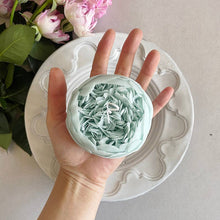 Load image into Gallery viewer, Handcrafted Scented Candle, Large Floral Candles, Beeswax Scented Blue Flower Candles, Home Decor Candles, Living Space Decorative Candles, Peony Candles