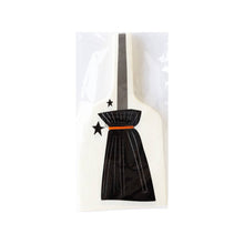 Load image into Gallery viewer, WHH1039 - Witching Hour Broom Shaped Paper Dinner Napkin