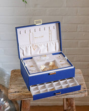 Load image into Gallery viewer, Denise PU leather jewelry box: Green