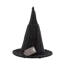 Load image into Gallery viewer, HAL1207 - Faux Wicker Witch Hat - 15"