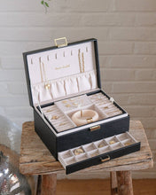 Load image into Gallery viewer, Denise PU leather jewelry box: Camel