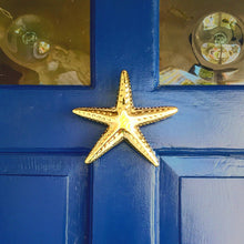 Load image into Gallery viewer, Starfish Door Knocker: Brass / 4.5 x 5