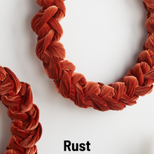 Load image into Gallery viewer, Woven Velvet Wreaths Entry Wall, Door Accent, Gift for : Small Burgundy