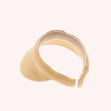 Load image into Gallery viewer, Comfort Clip Straw Visor – Available in Many Colors!: Gold