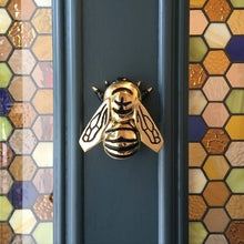 Load image into Gallery viewer, Bumblebee Door Knocker: Brass / Standard