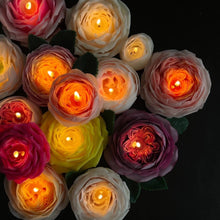 Load image into Gallery viewer, Bachelorette Party Decoration, Wedding Gift, Handcrafted Rose Candle, Floral Scented Candle, Baby Shower Decor, Engagement party, Reception