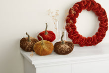 Load image into Gallery viewer, Woven Velvet Wreaths Entry Wall, Door Accent, Gift for : Small Burgundy