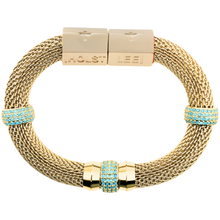 Load image into Gallery viewer, Luxe Classic Mesh Bracelets: Black-lm