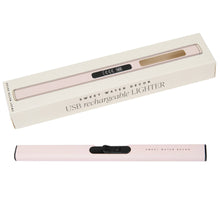 Load image into Gallery viewer, Blush Pink Rechargeable Electric Lighter - Home Decor & Gift