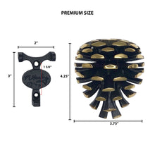Load image into Gallery viewer, Pinecone Door Knocker: Oiled Bronze / 3.25H x 2.75W