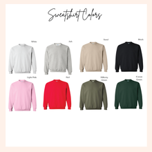 Load image into Gallery viewer, SLEIGH Christmas Holiday Fleece Crewneck Sweatshirt : Red / Green / XL