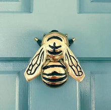 Load image into Gallery viewer, Bumblebee Door Knocker: Brass / Standard