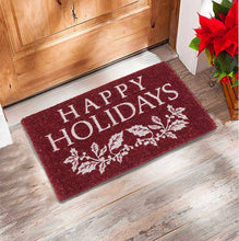 Load image into Gallery viewer, Happy Holidays Doormat-18x30"L