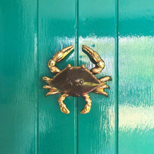 Load image into Gallery viewer, Crab Door Knocker: Brass / 4.5H x 5.25W