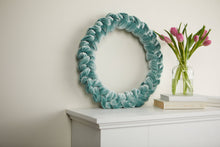 Load image into Gallery viewer, Woven Velvet Wreaths Entry Wall, Door Accent, Gift for : Small Emerald