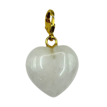 Load image into Gallery viewer, Semi-Precious Heart Pendants: Violet