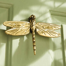 Load image into Gallery viewer, Dragonfly Door Knocker: Oiled Bronze / 4.5H x 6.25W
