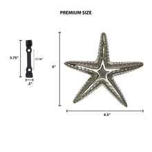 Load image into Gallery viewer, Starfish Door Knocker: Brass / 4.5 x 5
