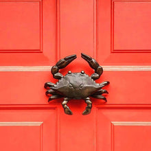 Load image into Gallery viewer, Crab Door Knocker: Brass / 4.5H x 5.25W