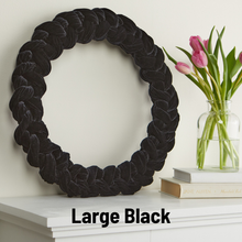 Load image into Gallery viewer, Woven Velvet Wreaths Entry Wall, Door Accent, Gift for : Small Olive