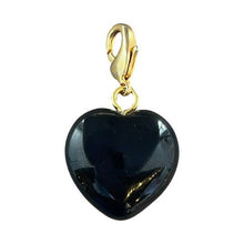 Load image into Gallery viewer, Semi-Precious Heart Pendants: Violet