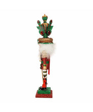 Load image into Gallery viewer, 18“ Hollywood Nutcrackers™ Red and Green Leaves Hat
