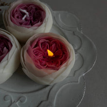 Load image into Gallery viewer, Rose Candle, Rose Scented Candle, Gift Candle, Cake Topper Candle, Centerpiece Decoration
