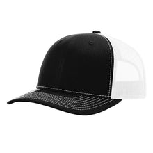 Load image into Gallery viewer, Richardson 112 Classic Premium Trucker Hat, Snapback Cap: Charcoal/White
