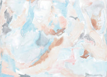 Load image into Gallery viewer, Pink Abstract &quot;Rose Quartz Quarry&quot; Gift Wrap Roll (3 sheets)
