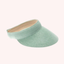 Load image into Gallery viewer, Comfort Clip Straw Visor – Available in Many Colors!: Baby Blue
