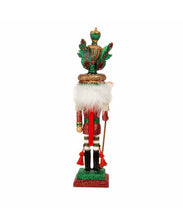 Load image into Gallery viewer, 18“ Hollywood Nutcrackers™ Red and Green Leaves Hat
