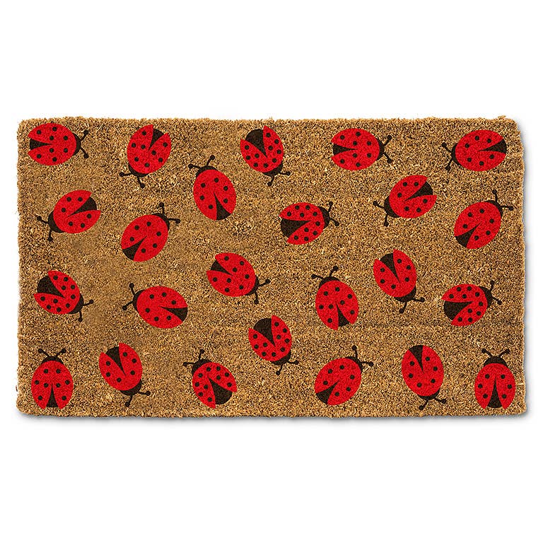 Allover Ladybugs Doormat-18x30