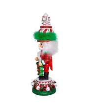 Load image into Gallery viewer, 15&quot;R/W/Gr Candy Tower Hat Nutcrackr
