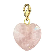 Load image into Gallery viewer, Semi-Precious Heart Pendants: Violet
