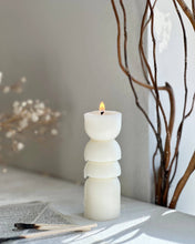 Load image into Gallery viewer, Trio Pillar Candle: Unscented / Set of 3
