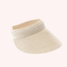 Load image into Gallery viewer, Comfort Clip Straw Visor – Available in Many Colors!: Baby Blue
