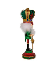 Load image into Gallery viewer, 16&quot;HOLLYWOOD MARDI GRAS KING NUTCRACKER
